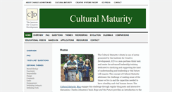 Desktop Screenshot of culturalmaturity.org